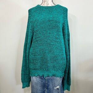 Vintage Men’s Store Deconstructed Knit Sweater | Goth Punk Grunge | Size M